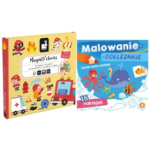 Układanka Magnetyczna Strażacy Magneti'stories dla dzieci 3+, Janod