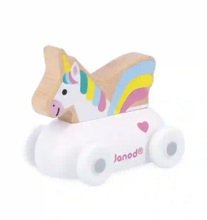 Pojazd Jednorożec Zaczarowane królestwo Cross Roads dla dzieci, 12m+, Janod