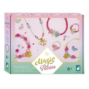 Zestaw kreatywny do tworzenia biżuterii z motylami Wróżki, dla dzieci 6 lat+, Janod