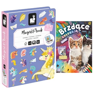 Magnetyczna układanka Jednorożec Magnetibook 3-8 lat, Janod