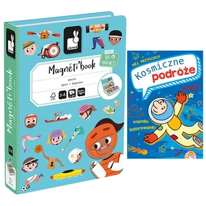 Magnetibook Magnetyczna układanka Sporty, Janod