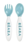 Sztućce plastikowe w etui blue, Beaba