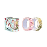 Zestaw 2 samoprzylepnych taśm dekoracyjnych Lisek + Jednorożec 7+, opakowanie zbiorcze 12 sztuk (6 szt. + 6 szt.), Janod