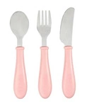 Sztućce ze stali nierdzewnej 12 m+ Old Pink, Beaba