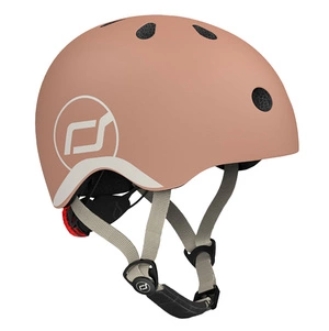 Scoot and Ride Kask dla dzieci 1-5 lat rozm. XXS-S, kolor: Mocha