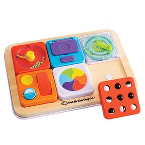 Tablica manipulacyjna, sensoryczna PlayTab, dla dzieci, 12 m+, Fat Brain Toys