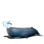 Puzzle 3D Układanka Wieloryb Kaszalot - zestaw kreatywny dla dzieci, 6 lat+, Eugy