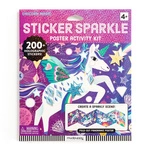 Zestaw do wyklejania Naklejki holograficzne 200+ szt., dla dzieci, 4+, Mudpuppy