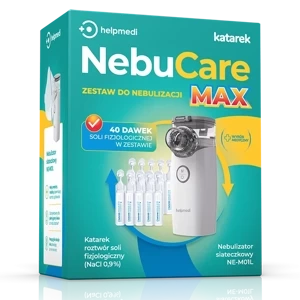 NebuCare MAX zestaw do nebulizacji Katarek / HelpMedi