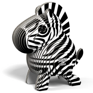 Układanka Puzzle 3D Zebra - zestaw kreatywny dla dzieci 6 lat+, Eugy