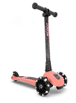 Scoot and Ride HK3 Hulajnoga dla dzieci 3+ z kółkami LED, kolor: Peach