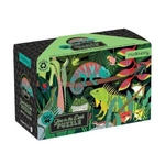 Puzzle świecące w ciemności Żaby i jaszczurki 100 elementów 5+, Mudpuppy