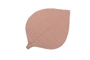 Mata do zabawy z bawełny organicznej w kształcie liścia Leaf Mat Sea Shell, Toddlekind