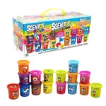 Pachnący zestaw - Ciastolina 8 szt., + Piasek kinetyczny 8 szt., 3+, Scentos