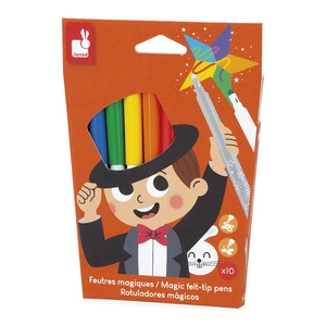 Zestaw kreatywny - Magiczne flamastry zmieniające kolor, 3 lata+, Janod