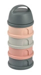 Pojemniki na mleko w proszku 4 komory mineral grey/pink, Beaba