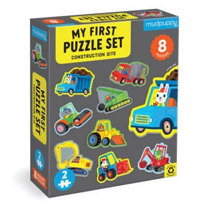 Pierwsze puzzle Plac budowy 2 el. 2+, Mudpuppy