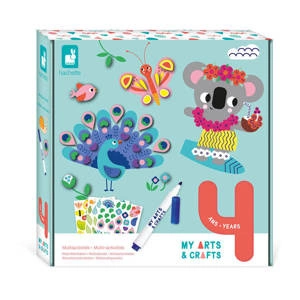 Multizestaw kreatywny 4-latka My arts & crafts 4+, Janod