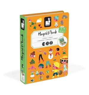 Magnetibook Magnetyczna układanka 4 pory roku, Janod