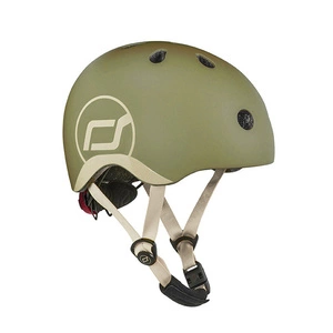 Scoot and Ride Kask dla dzieci 1-5 lat rozm. XXS-S, kolor: Olive