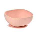 Silikonowa miseczka z przyssawką pink, Beaba