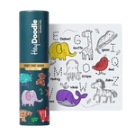 Mata Silikonowa do Wielokrotnego Kolorowania A4 - Zwierzęta, 3+, HeyDoodle